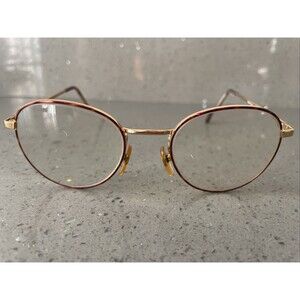 Lens Crafters Easy Spirit 2002 Demi Amber 50-20-140 Italy Eyeglasses FRAMES ONLY